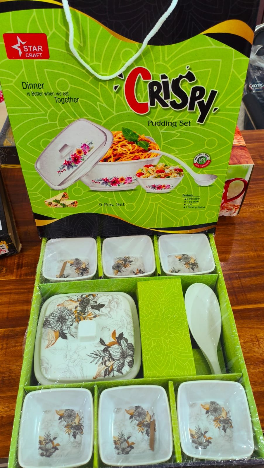 crispy pudding set (star craft) – 9 pieces set