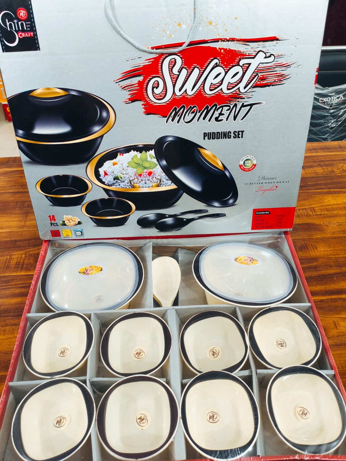 sweet moment pudding set (14 pcs)